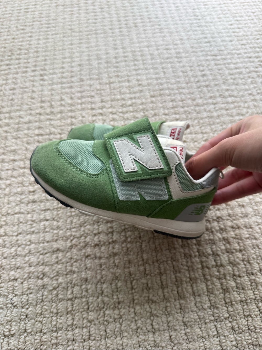 New Balance Kids Green 574 - Size 8